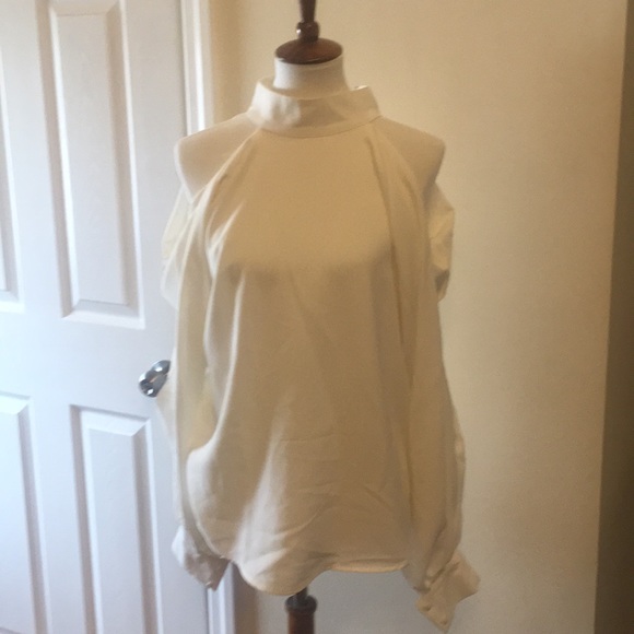 White Silky Blouse - Picture 1 of 5